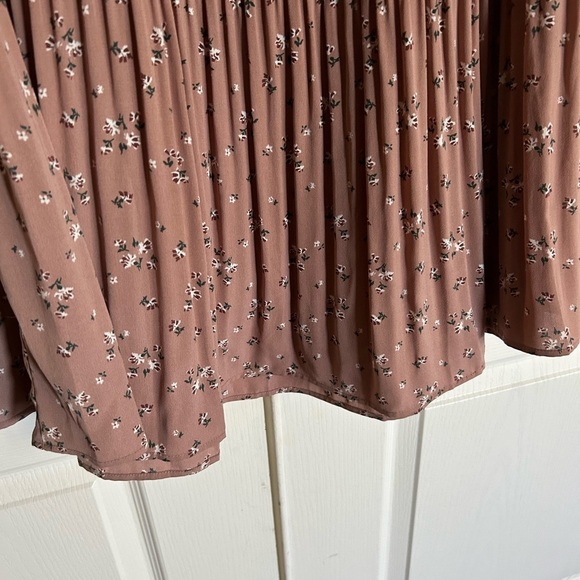 Code x Mode pleated ditsy print floral maxi skirt size xl NEW - Picture 4 of 8